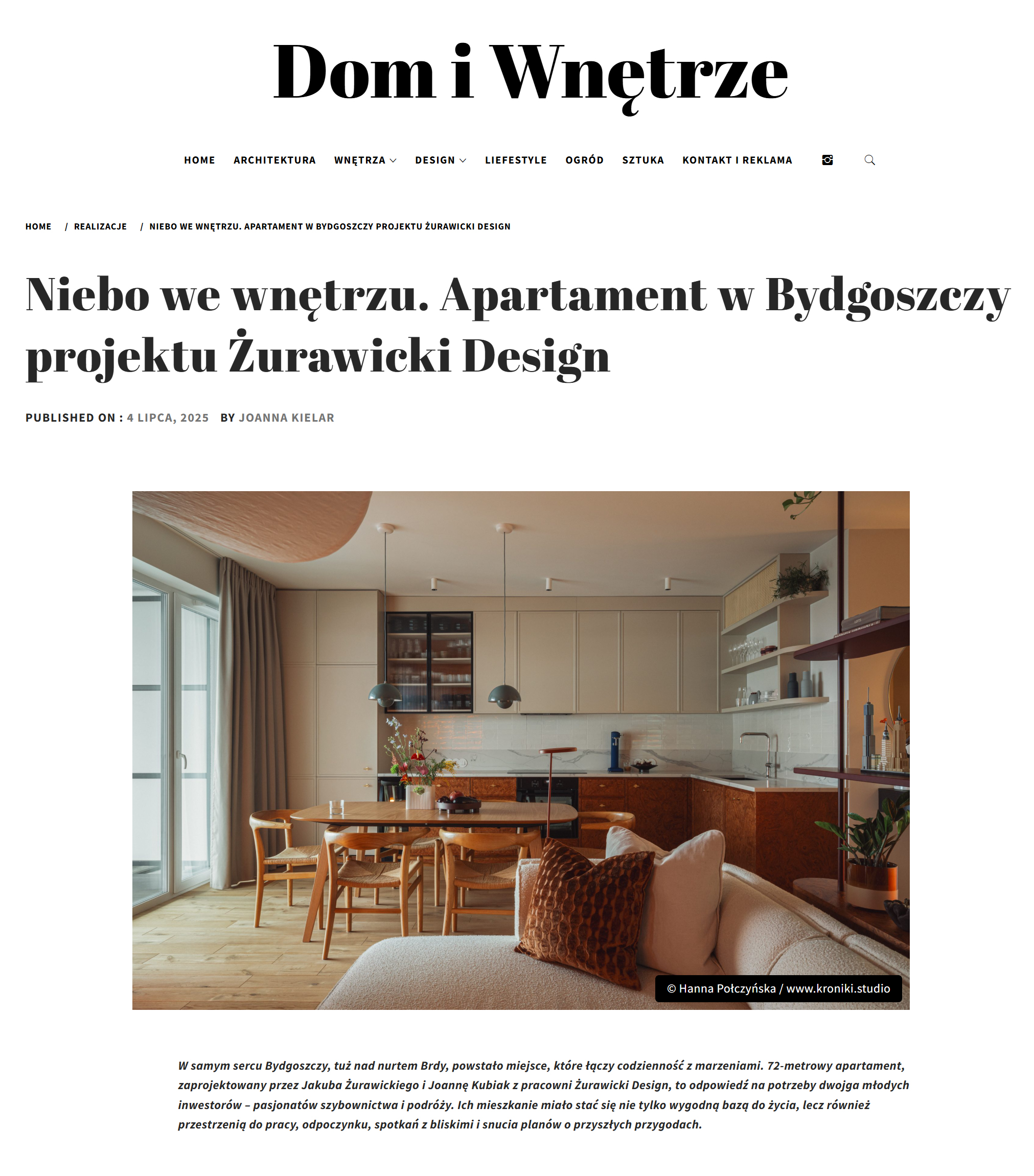 Publikacja Dom i wnętrze