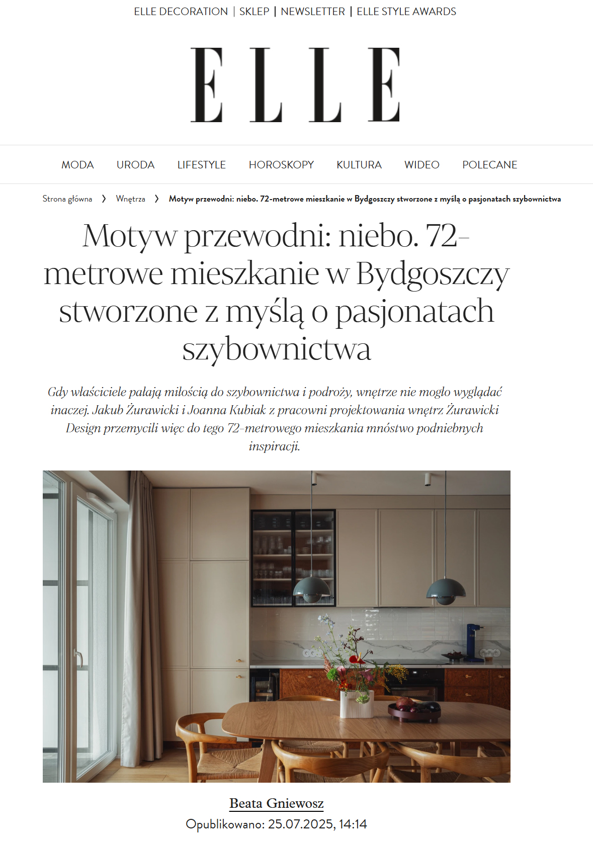 Publikacja ELLE Decoration Polska